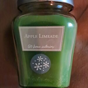 Home Interiors Apple Limeade Green Candle